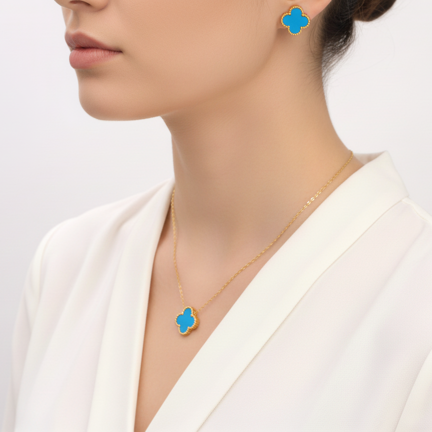 Aqua Clover set
