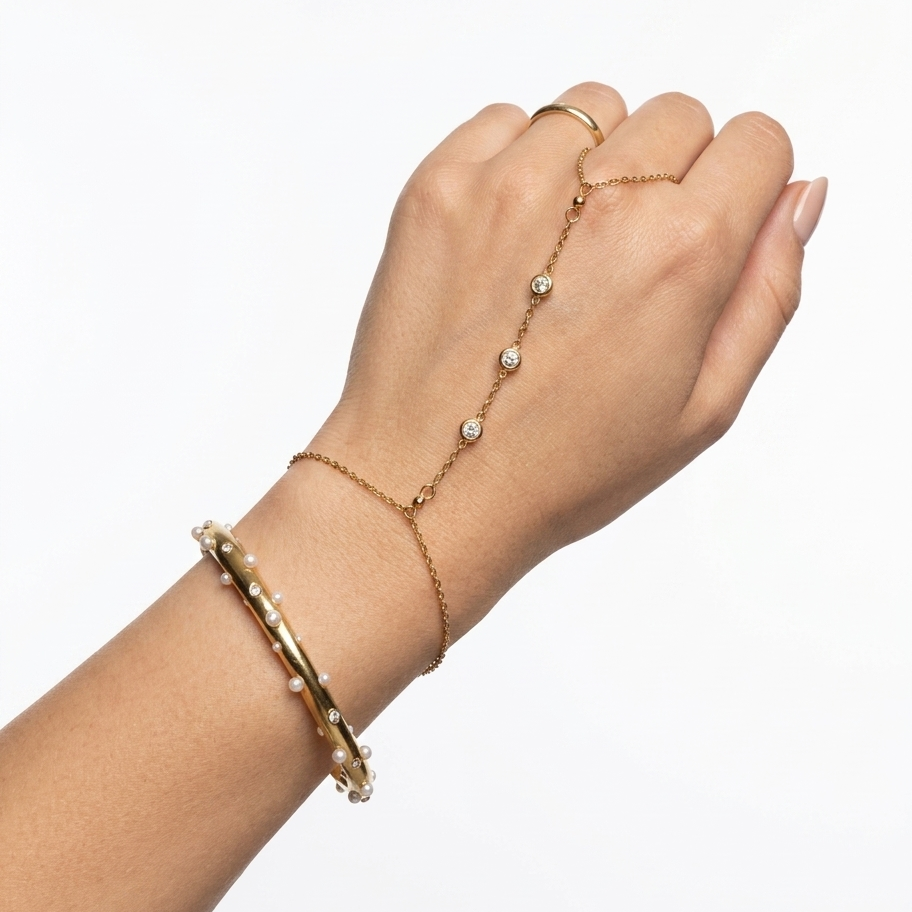 Moon Hand chain
