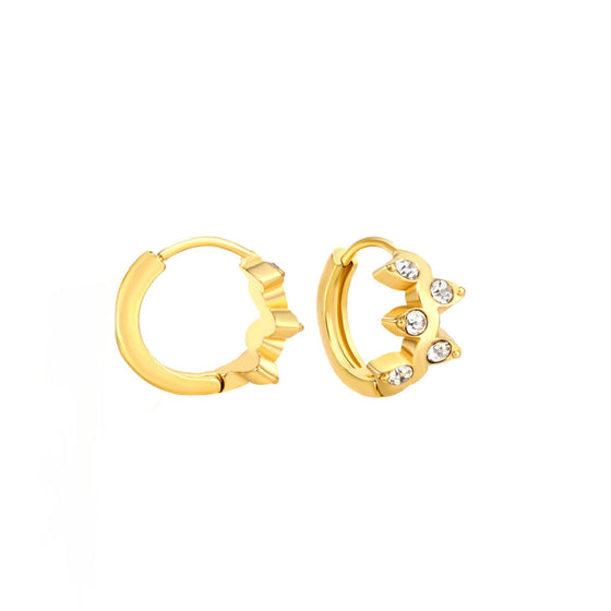 Crystal Hoops